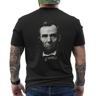 Abraham Lincoln History Teacher Men's T-shirt Back Print - Monsterry
