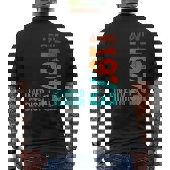 Abril 1973 Año 1973 Retro 1973Intage 1973 Desde 1973 Camiseta Hombre Estampado Espalda - Regaloses