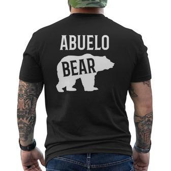 Abuelo Bear For Spanish Grandfather Mens Back Print T-shirt | Mazezy