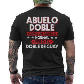 Abuelo Doble Pero El Doble De Guay Camiseta Hombre Estampado Espalda - Regaloses