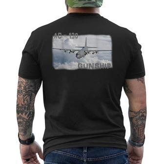 Ac 130 Gunship Military Airplane Adult Children Men's T-shirt Back Print - Monsterry CA