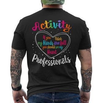 Activity Professionals Assistant Squad Team Week Director Men's T-shirt Back Print - Monsterry