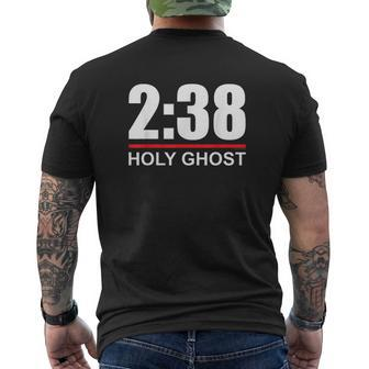 Acts 238 Holy Ghost Pentecostal Apostolic Mens Back Print T-shirt - Thegiftio UK