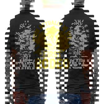 This Actually Is My First Rodeo Texas Cowboys Cute Cowboy Men's T-shirt Back Print - Thegiftio UK