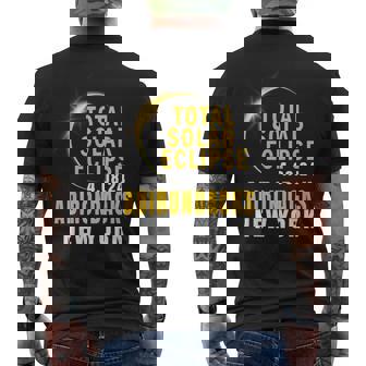 Adirondacks New York Total Solar Eclipse 2024 Adirondacks Ny Men's T-shirt Back Print | Mazezy