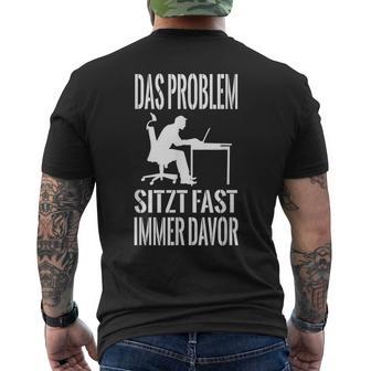 Admin Spruch Informatiker Programmierer It Administrator T-Shirt mit Rückendruck - Geschenkecke