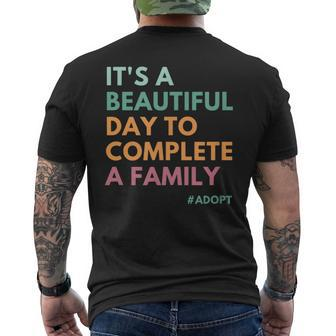 Out Of My Way Adoption Day Family Adoption Men's T-shirt Back Print - Seseable