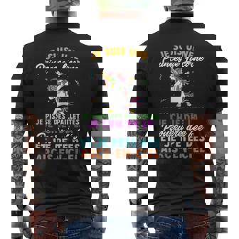 Adultes Licorne Je Suis Une Princesse Licorne T-shirt imprimé au dos - Cadeauxyz