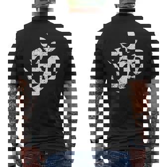 Agregado Om Meditación Espiritual India Yoga Símbolo Om Camiseta Hombre Estampado Espalda - Regaloses
