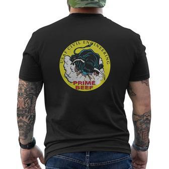 Air Force Civil Engineering Shirt Mens Back Print T-shirt - Seseable