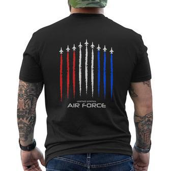 Air Force Us Veterans 4Th Of July V2 Mens Back Print T-shirt - Thegiftio