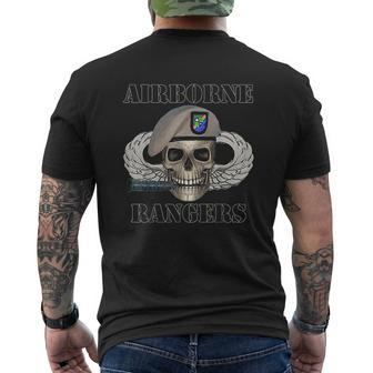 Airborne Rangers Army Vets Of Ft Benning Rangers V2 Mens Back Print T-shirt - Thegiftio UK