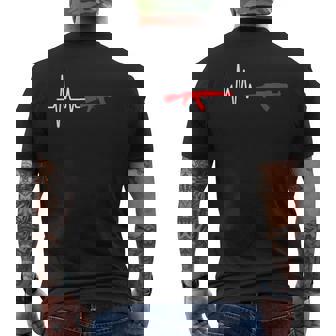 Ak-47 Kalashnikov Rifle Y Ruso Pistola Camiseta Hombre Estampado Espalda - Regaloses