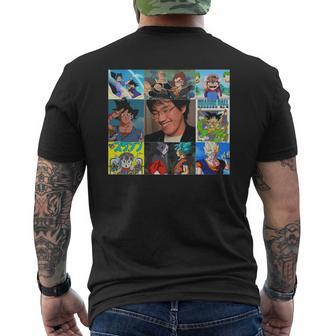 Akira Toriyama Dragon Ball Thank Memories Men's T-shirt Back Print - Seseable