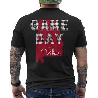 Alabama Football Tailgate Game Day Vibes Fall Men's T-shirt Back Print - Monsterry