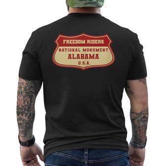 Alabama Freedom Riders Aniakchak National Monument Men's T-shirt Back Print - Monsterry DE