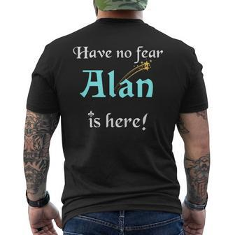 Alan Custom Name Saying Personalized Names Men's T-shirt Back Print - Seseable