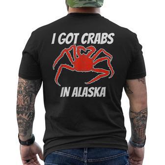 Alaska Crab Legs Alaska Crab Fishing For Alaskan Crab Men's T-shirt Back Print - Monsterry CA