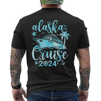 Alaska Cruise 2024 Family Summer Vacation Travel Matching Men's T-shirt Back Print - Monsterry CA