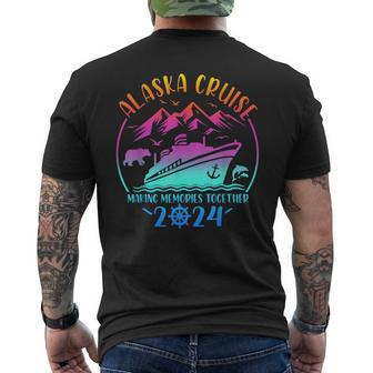 Alaska Cruise 2024 Making Memories Together Matching Family Men's T-shirt Back Print - Monsterry UK