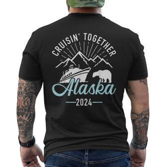 Alaska Cruise 2024 Matching Family And Friends Group Men's T-shirt Back Print | Mazezy UK
