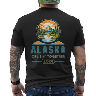 Alaska Cruise Wear Alaska Alaska Cruise 2024 Group Men's T-shirt Back Print | Seseable UK