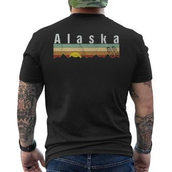 Alaska Hiking Men's T-shirt Back Print | Mazezy