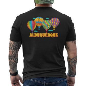 Albuquerque Balloon Festival New Mexico Fiesta Men's T-shirt Back Print - Monsterry