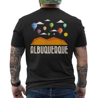 Albuquerque Hot Air Balloon Festival Men's T-shirt Back Print - Monsterry AU