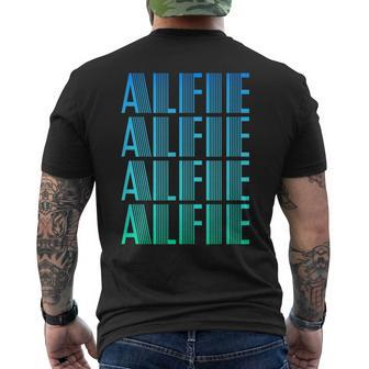 Alfie Name For Boy Named Alfie Men's T-shirt Back Print - Seseable