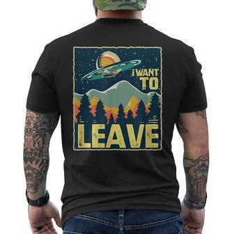 Alien & Ufo For An Alien Lover T-Shirt mit Rückendruck - Seseable