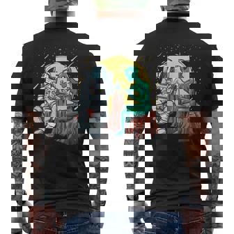 Alien Tatuado Astronauta Ink Tattoo Artista Del Tatuaje Camiseta Hombre Estampado Espalda - Regaloses