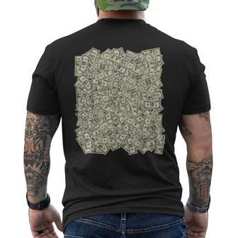 Alle Dollar Scheine In Eine T-Shirt mit Rückendruck - Seseable