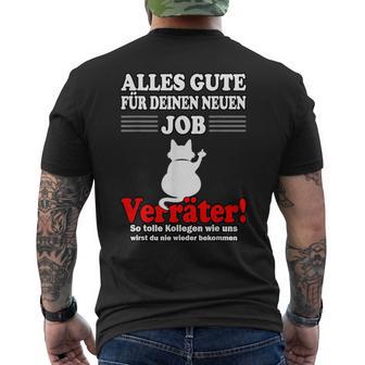 Alles Gute Für Dein Neue Job S T-Shirt mit Rückendruck - Seseable