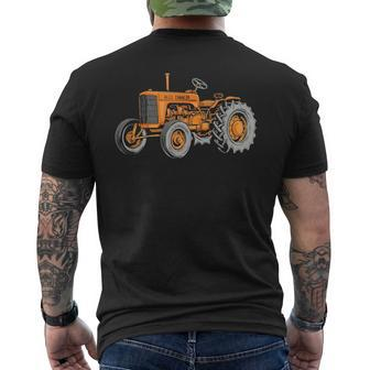 Alliss Chalmers Vintage 190 Tractor 1964 Model Men's T-shirt Back Print - Thegiftio