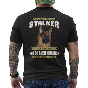 Altdeutscher Schäferhund Hund Old German Shepherd T-Shirt mit Rückendruck - Seseable