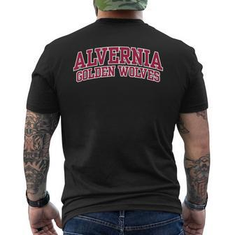 Alvernia University Golden Wolves 02 Men's T-shirt Back Print - Monsterry AU