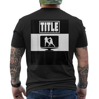 Amazing Title Boxing Men's T-shirt Back Print - Monsterry AU