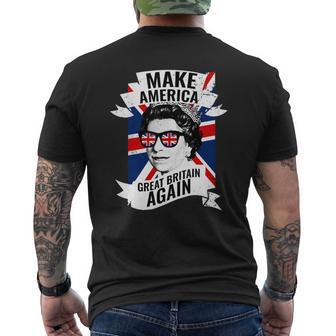 Make America Great Britain Again Shirt Mens Back Print T-shirt - Thegiftio