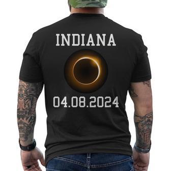 America Total Spring 40824 Total Solar Eclipse 2024 Men's T-shirt Back Print - Monsterry AU