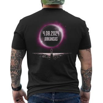 America Totality 40824 Total Solar Eclipse 2024 Arkansas Men's T-shirt Back Print - Monsterry