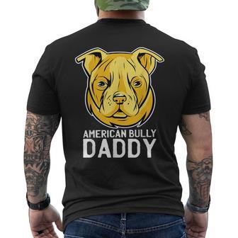 American Bully Daddy Best Dad Ever Father Day Men's T-shirt Back Print - Monsterry DE
