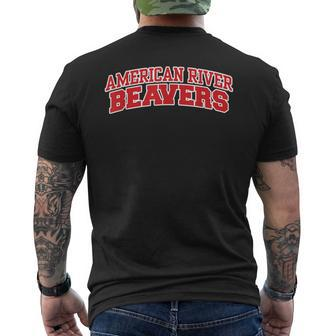American River College Beavers 01 Men's T-shirt Back Print - Monsterry