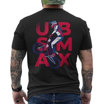 American Usa Bmx Racing Extreme Sports Riding Cool Bike Ride Men's T-shirt Back Print - Monsterry CA