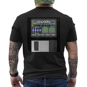 Amiga X-Copy Disk CopyingCopying Data Disk T-Shirt mit Rückendruck - Seseable