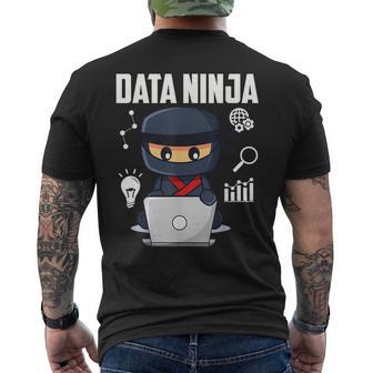 Analyste De Données Data Ninja Ingénieur De Données Amusant En Science Des Données T-shirt imprimé au dos - Cadeauxyz