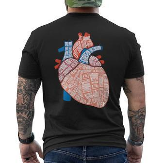 Anatomie Herz Für Kardiologie Doktoren Herz Anatomie T-Shirt mit Rückendruck - Seseable