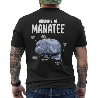 Anatomy Of Mana Sea Animal Chubby Mana Lovers Men's T-shirt Back Print | Mazezy UK