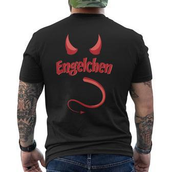 Angel Angel Devil Costume Carnival T-Shirt mit Rückendruck - Seseable