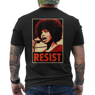 Angela Resist Men's T-shirt Back Print - Monsterry